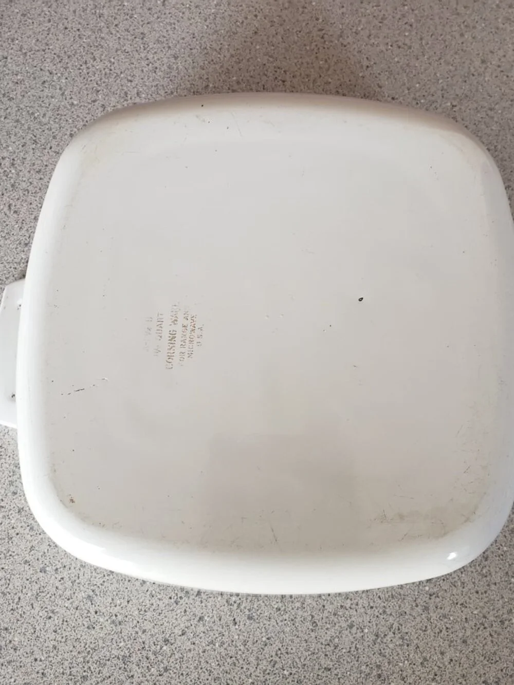 VTG CORNING WARE BLUE CORNFLOWER SQUARE CASSEROLE DISH